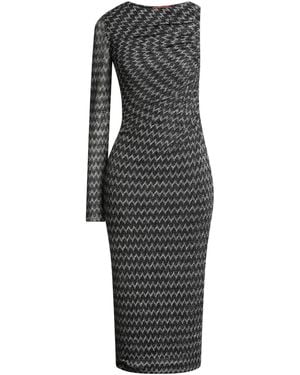 Missoni Midi Dress Viscose, Metallic Fibre, Polyamide - Grey