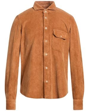 Finamore 1925 Shirt Cotton - Brown