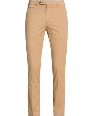 Paoloni Trousers Cotton, Elastane - Natural