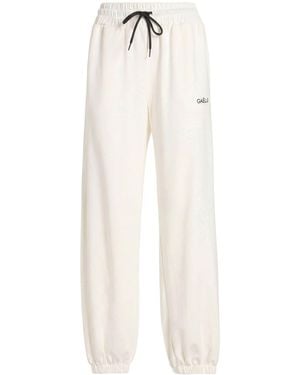 Gaelle Paris Ivory Pants Viscose, Polyester, Elastane - White