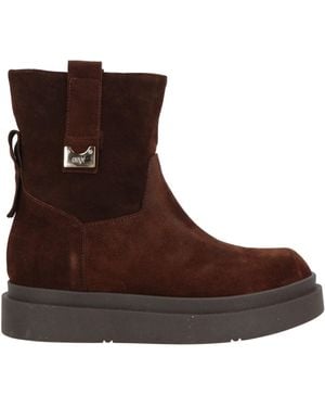 Ovyè Ankle Boots Leather - Brown
