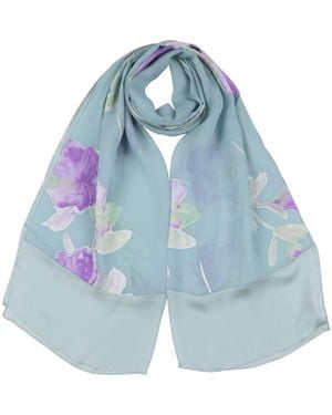 Giorgio Armani Light Scarf Silk, Viscose - Blue