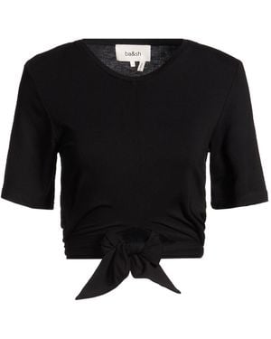 Ba&sh Top Ecovero Viscose, Elastane - Black