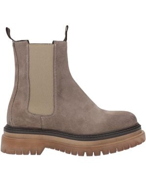 Les Tulipes Ankle Boots Leather - Brown