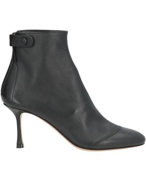 Francesco Russo Ankle Boots Leather - Black