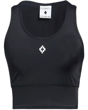 Marcelo Burlon Top Polyamide, Elastane - Blue