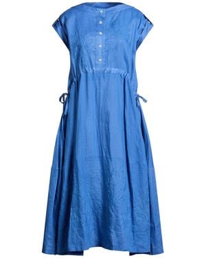 High Midi Dress - Blue