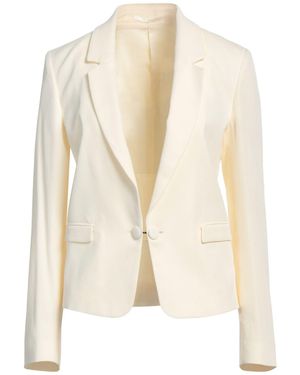 Grifoni Cream Blazer Viscose, Cotton - Natural