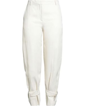 TOTEME Ivory Trousers Viscose, Polyamide - White