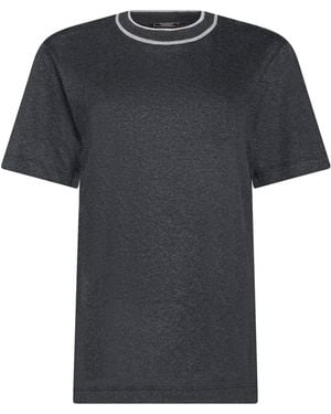 Peserico Camiseta - Negro