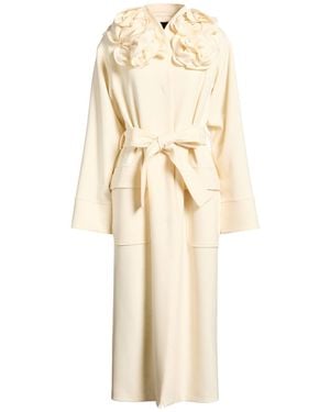 Babylon Ivory Coat Polyester, Viscose, Elastane - Natural