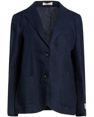 Massimo Alba Blazer Linen - Blue
