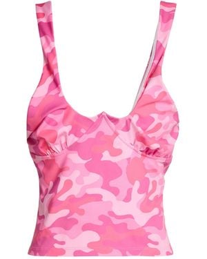Collina Strada Top Recycled Polyester, Elastane, Nylon - Pink