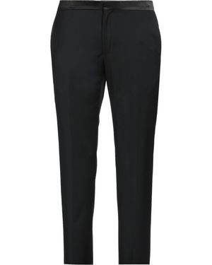 Luigi Bianchi Trousers Virgin Wool, Elastane - Black