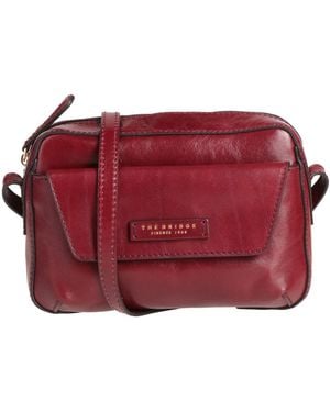 The Bridge Cross-Body Bag Cow Leather - Red