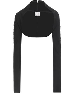 Romeo Gigli X Eggs Shrug Viscose, Polyamide, Elastane, Glass, Pvc - Black