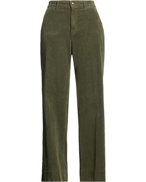Mason's Military Trousers Cotton, Viscose, Elastane - Green