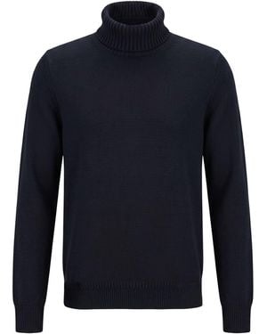 Diktat Turtleneck Cotton - Blue