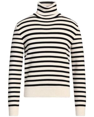 Celine Ivory Turtleneck Wool, Cashmere - White