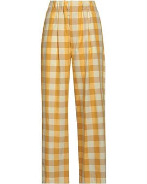 SOLOTRE Marigold Pants Cotton, Polyester - Yellow