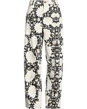 Roberto Cavalli Pants Cotton, Elastane - White