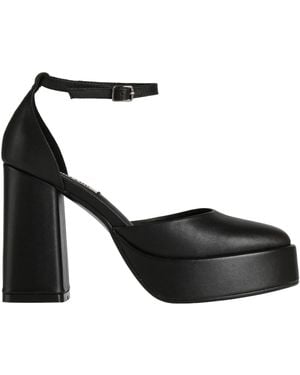 Bibi Lou Court Shoes Leather - Black