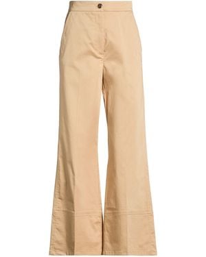 Marella Pants Cotton, Elastane - Natural