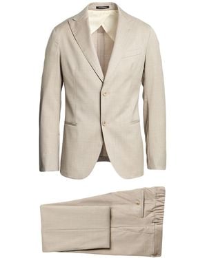 Emporio Armani Suit Virgin Wool, Elastane - Natural