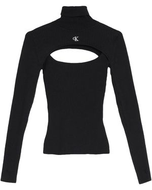 Calvin Klein Rollkragenpullover - Schwarz