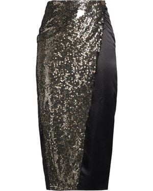 ALESSIA SANTI Midi Skirt Polyester, Viscose - Black