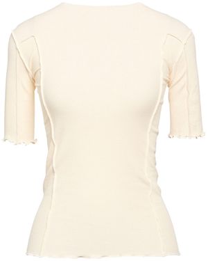 Baserange Cream T-Shirt Organic Cotton, Elastane - Natural
