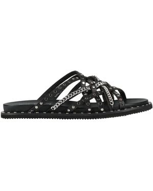 Cult Sandals Leather - Black