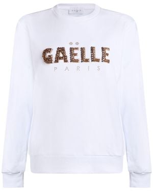 Gaelle Paris Sweatshirt Cotton - White