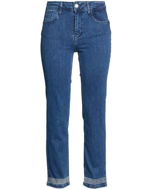 Rebel Queen Jeans Cotton, Elastane - Blue