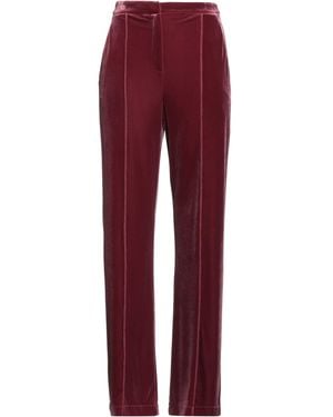 Patrizia Pepe Essential Trousers Polyester, Elastane - Red