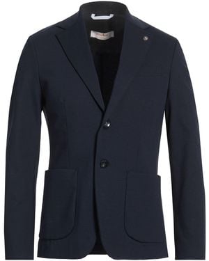 Officina 36 Officina Blazer Cotton, Polyester, Elastane - Blue