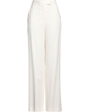 SIMONA CORSELLINI Pants Viscose, Polyester, Elastane - White