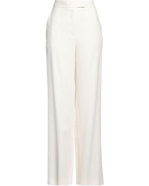 SIMONA CORSELLINI Pants Viscose, Polyester, Elastane - White