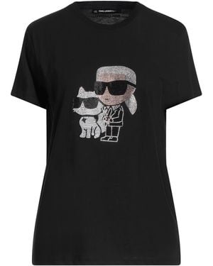 KARL LAGERFELD T-Shirt Organic Cotton - Black