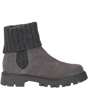 Baldinini Ankle Boots Leather, Textile Fibers - Brown