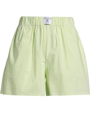 Gaelle Paris Lime Shorts & Bermuda Shorts Cotton, Polyamide, Elastane - Green