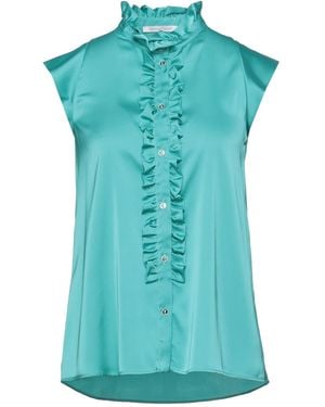 Biancoghiaccio Shirt Polyester, Elastane - Blue