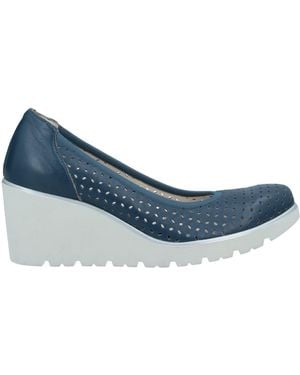 Melluso Midnight Pumps Soft Leather - Blue