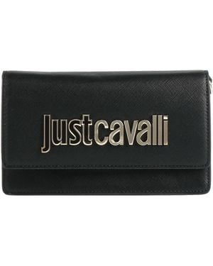 Just Cavalli Handbag Polyurethane Resin - Black