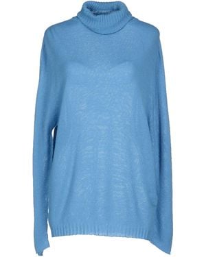 Roberto Collina Azure Turtleneck Cashmere - Blue