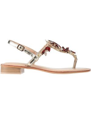 Gai Mattiolo Thong Sandals - Natural