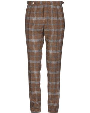 GTA IL PANTALONE Khaki Pants Virgin Wool - Brown