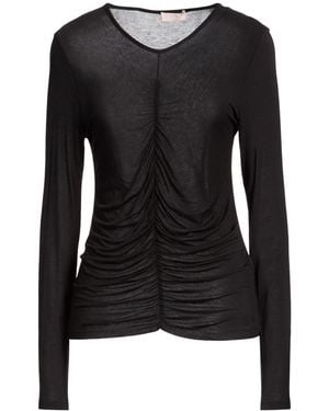 Liu Jo T-Shirt Viscose, Polyamide, Elastane, Cashmere - Black