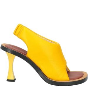 Proenza Schouler Sandals Leather - Yellow