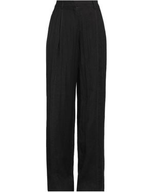 N°21 Pants Linen, Polyamide - Black